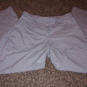 Silver/gray business casual pants